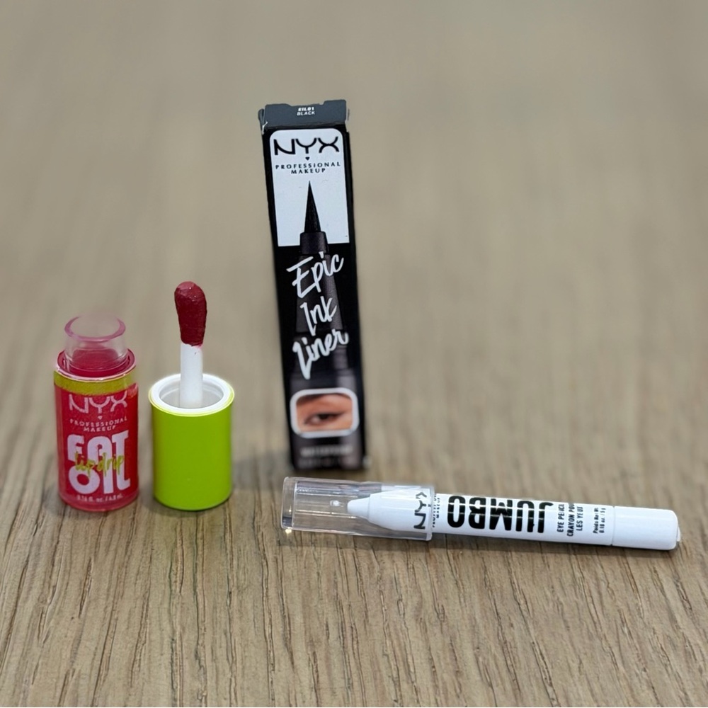 Zuru Ulta Mini Brand - NYC Lot Fat Oil, Jumbo White Eye Pencil, Epic Ink Liner